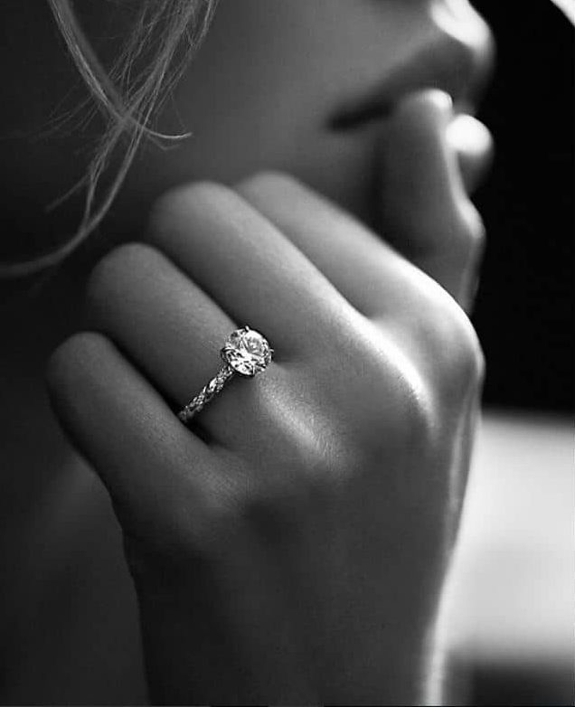 Diamond Solitaire Engagement Ring - Rubie Rae