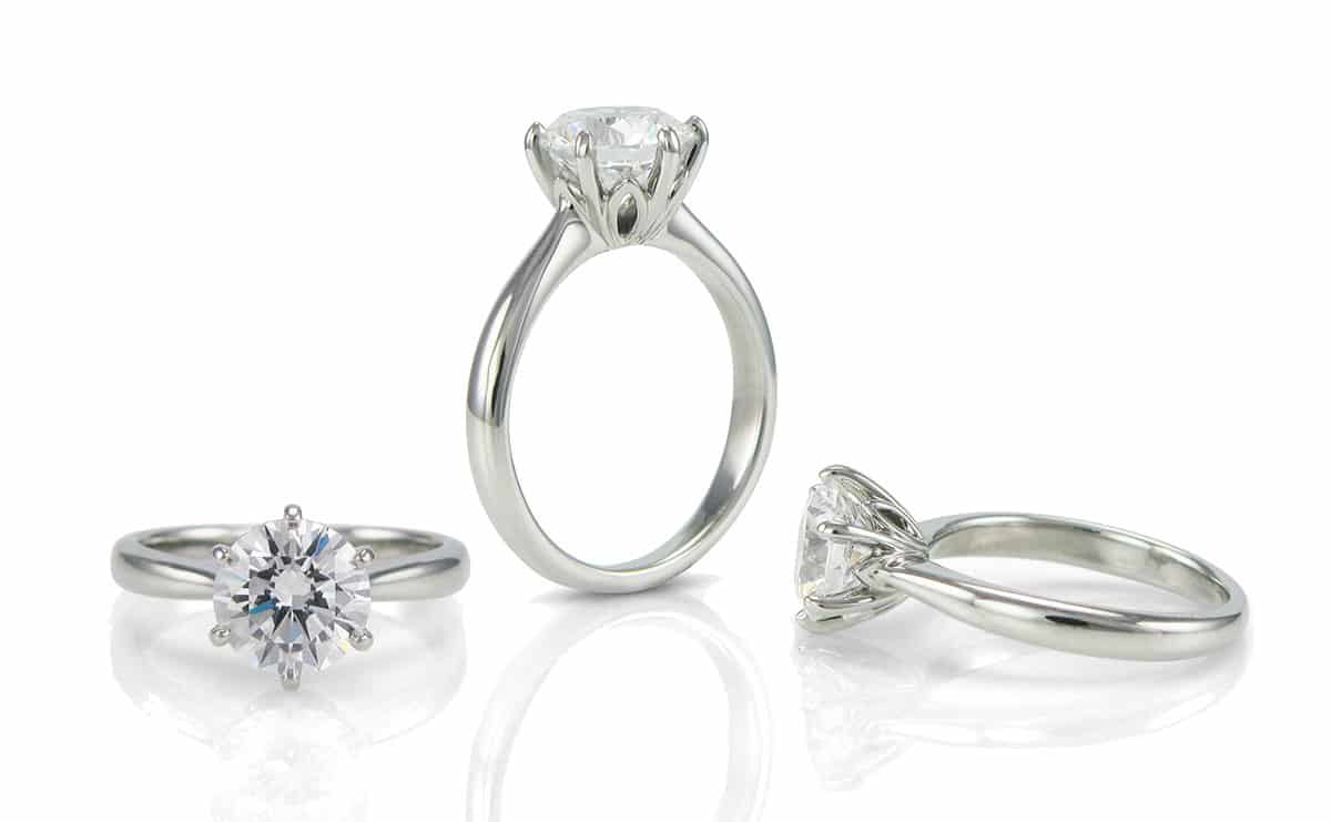Diamond engagement rings cost